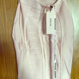 Bandage rose gold Pencil skirt